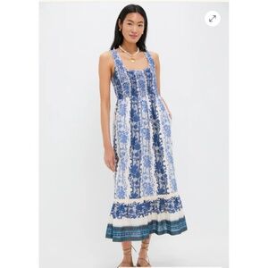 Tuckernuck NWT Bondi Blues Cotton Voile Mallie Dress Size Medium